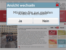 Tablet Screenshot of bdb-ev.de
